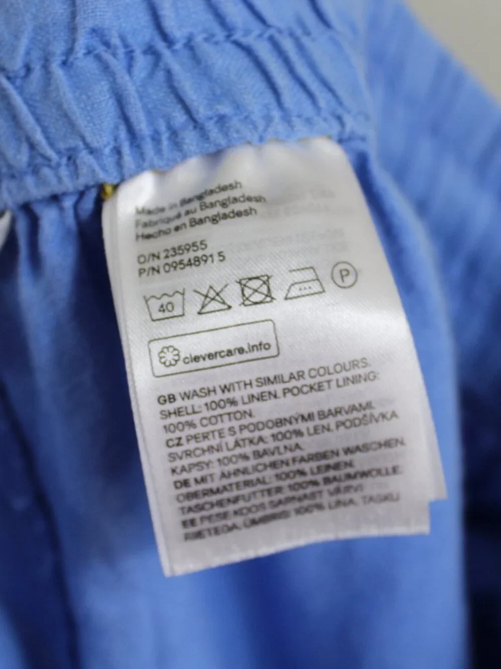 H&M 100% linen